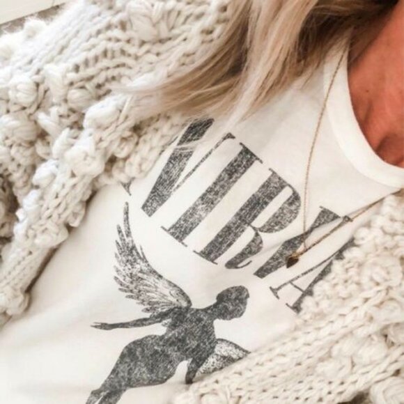 Nirvana Band Tour Vintage Graphic T-Shirt Tee - Picture 3 of 5